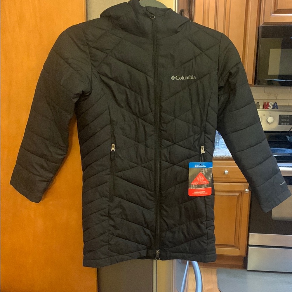 Columbia Black Puffer Jacket for Cold Weather